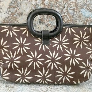 Brown Canvas Tote Maxx of New York Purse Bag